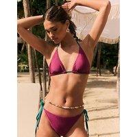 Friends Like These Reversible Triangle Bikini - Teal