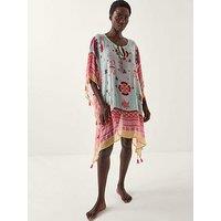 Monsoon Abbie Floral Cover Up - Blue