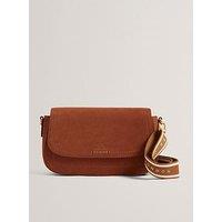 Ted Baker Suede Crossbody Bag - Brown