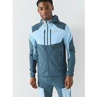 Monterrain Mens Orbit Woven Running Hoody - Blue