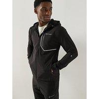 Monterrain Mens Ramble 3.0 Woven Hoodie - Black