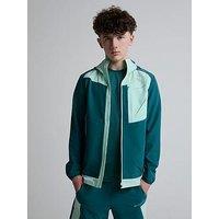 Monterrain Kids Deflect 2.0 Woven Zt Hoodie - Green