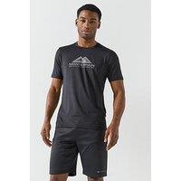 Monterrain Mens Speed 2.0 Poly T-Shirt - Black