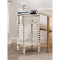 Scottish Everlastings Olivia Side Table With Drawer - Ivory