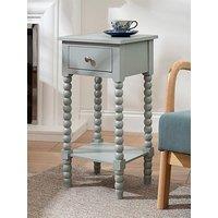 Scottish Everlastings Olivia Side Table With Drawer - Aqua