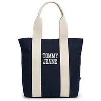 Tommy Jeans Bold Varsity Tote Bag - Navy