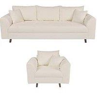 The Very Collection Rune 3 Seater + Chair - Fsc Certified
