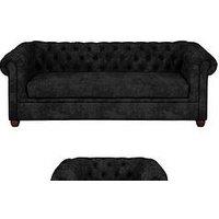 The Very Collection Chester 3 + Chair - Black