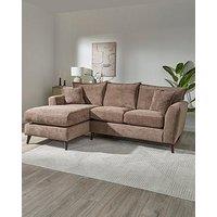 The Very Collection Bakerloo Left Hand 3 Seater Fabric Chaise