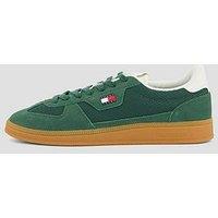 Tommy Jeans The Greenwich Edge Mix Material Trainers - Green