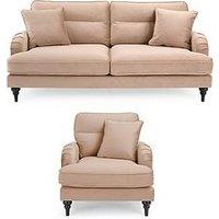 The Very Collection Victoria 3 + Chair - Mink