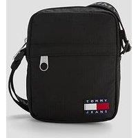 Tommy Jeans Essential Daily Ripstop Reporter Bag - Black