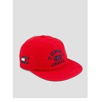 Tommy Jeans World Gym Graphic Cap - Red