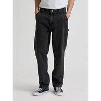 Lee Relaxed Tapered Fit Carpenter Jeans - Black