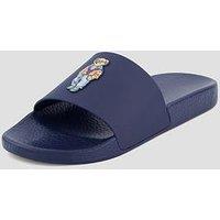 Polo Ralph Lauren Bear Pool Slider - Navy