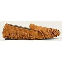 Allsaints Sandy Fringe Loafer - Brown