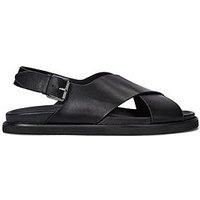 Polo Ralph Lauren Zane Leather Sandals - Black