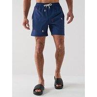 Polo Ralph Lauren Polo Ralph Lauren Traveler Embroidered Logo Swim Shorts - Navy