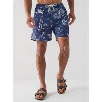 Polo Ralph Lauren Polo Ralph Lauren Harbour Island Bear Swim Shorts - Navy