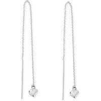 Chlobo Mini Puffed Heart Pull Through Earrings