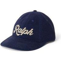 Polo Ralph Lauren Script Logo 6 Panel Cap - Navy