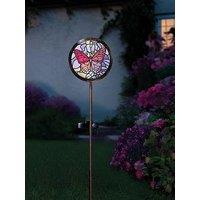 Smart Solar Tiffany Butterfly Stake