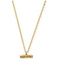 Chlobo Gold Light Anchor Chain Solstice T-Bar Necklace