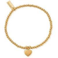Chlobo Gold Cute Charm Heart Bracelet