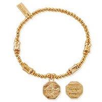 Chlobo Gold Cute Charm Chunky Twist Arrow Bracelet