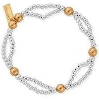 Chlobo Gold And Silver Entwined Bracelet