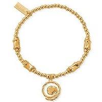 Chlobo Gold Cute Charm Chunky Twist Spiral Of Love Bracelet