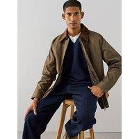 The Very Collection Pure Cotton Wax Jacket - Brown