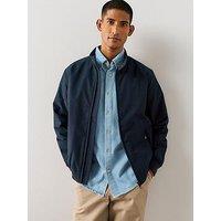 The Very Collection Essentials Shower Resistant Harrington Jacket - Navy