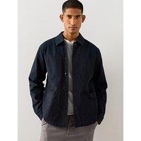 The Very Collection Regular Fit Twill Chore Jacket - Navy