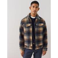 The Very Collection Mens Checked Zip-Through Jacket