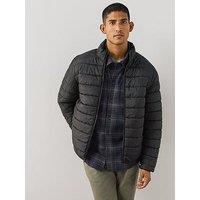 The Very Collection Men'S Reversible Shower Resistant Padded Jacket - Black