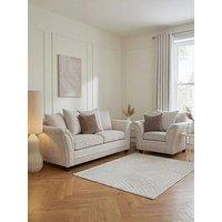 The Very Collection Dury Chunky Weave Scatter 3 + Chair - Natural