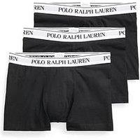 Polo Ralph Lauren Classic 3 Pack Trunks - Black/White