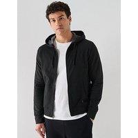 Polo Ralph Lauren Zip Through Loungewear Hoodie - Black