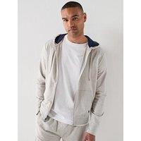 Polo Ralph Lauren Zip Through Loungewear Hoodie - Grey