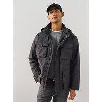 The Very Collection Showerproof 4 Pocket Jacket - Black
