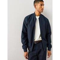 The Very Collection Essentials Shower Resistant Bomber Jacket - Navy
