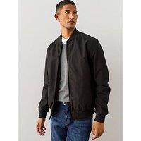 The Very Collection Essentials Shower Resistant Bomber Jacket - Black