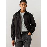 The Very Collection Essentials Shower Resistant Harrington Jacket - Black