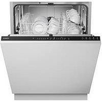 Candy Cip 3D9E0B-80 Fully Integrated Full Size Dishwasher, 13 Place Settings, D Rated