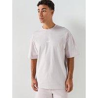 Hugo Blue Nalono International Logo T-Shirt - Lilac