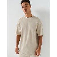 Hugo Blue Nuwaffle T-Shirt - White