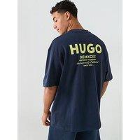 Hugo Nalono International Logo T-Shirt - Blue