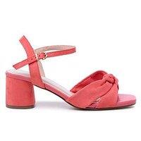 Paradox London Wide Fit Nalani Heel - Coral