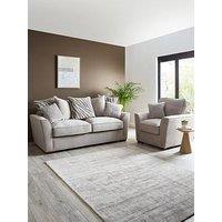 The Very Collection Nala 3 Seater Fabric Sofa + Chair Sofa Set